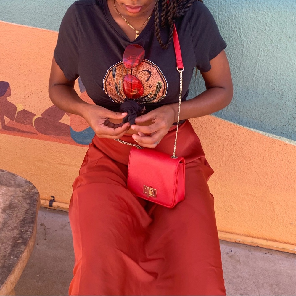 Red Crossbody Bag